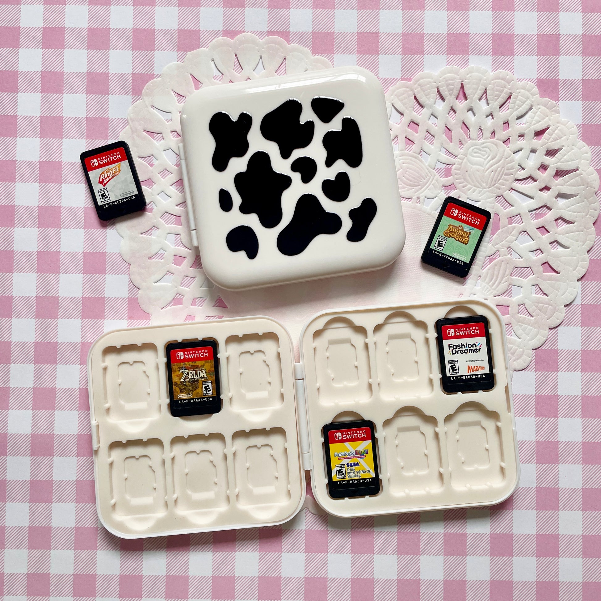 Cow Print Switch Game Case image 1