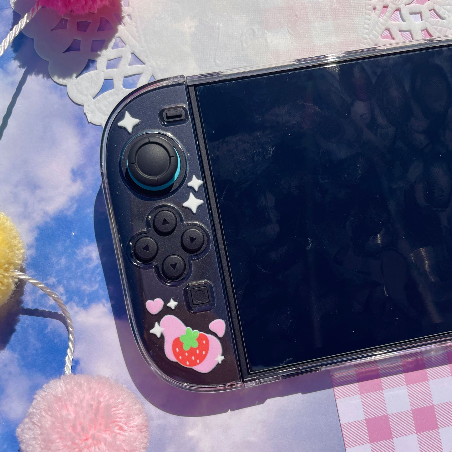 Strawberry Milk Clear Nintendo Switch 2 Case image 8