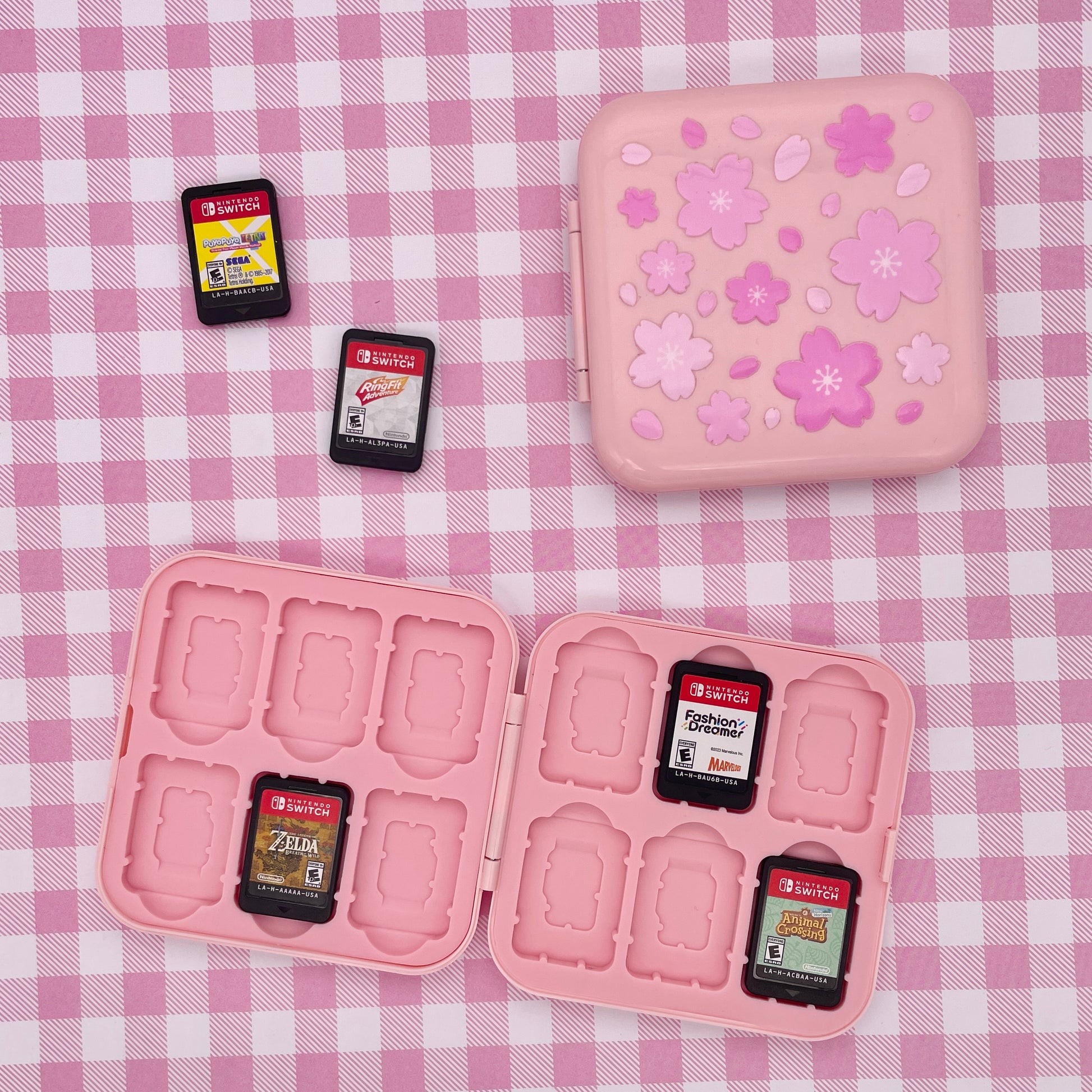 Pink Sakura Switch Game Case image 1