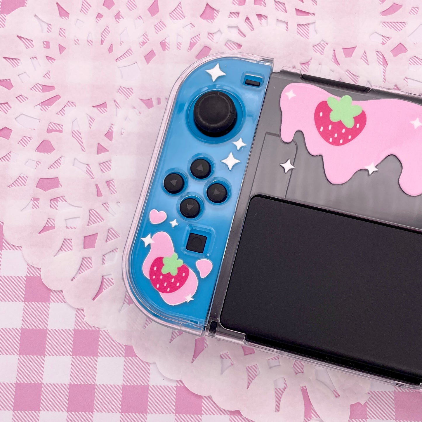 Strawberry Milk Switch OLED Case image 5