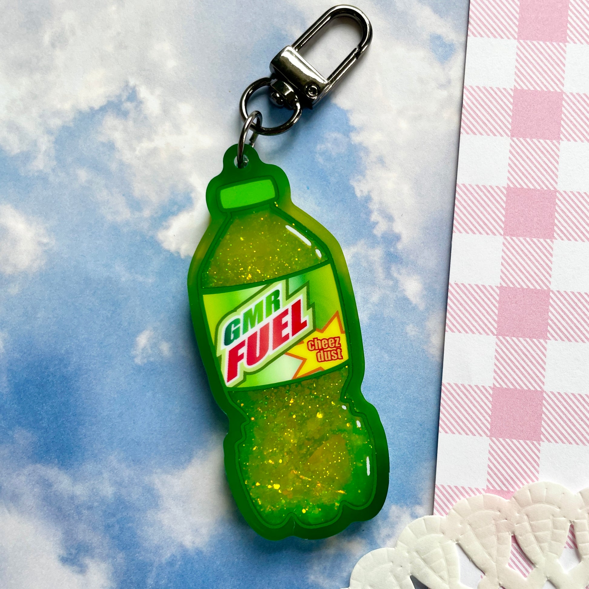 GMR FUEL Liquid Glitter Keychain image 2
