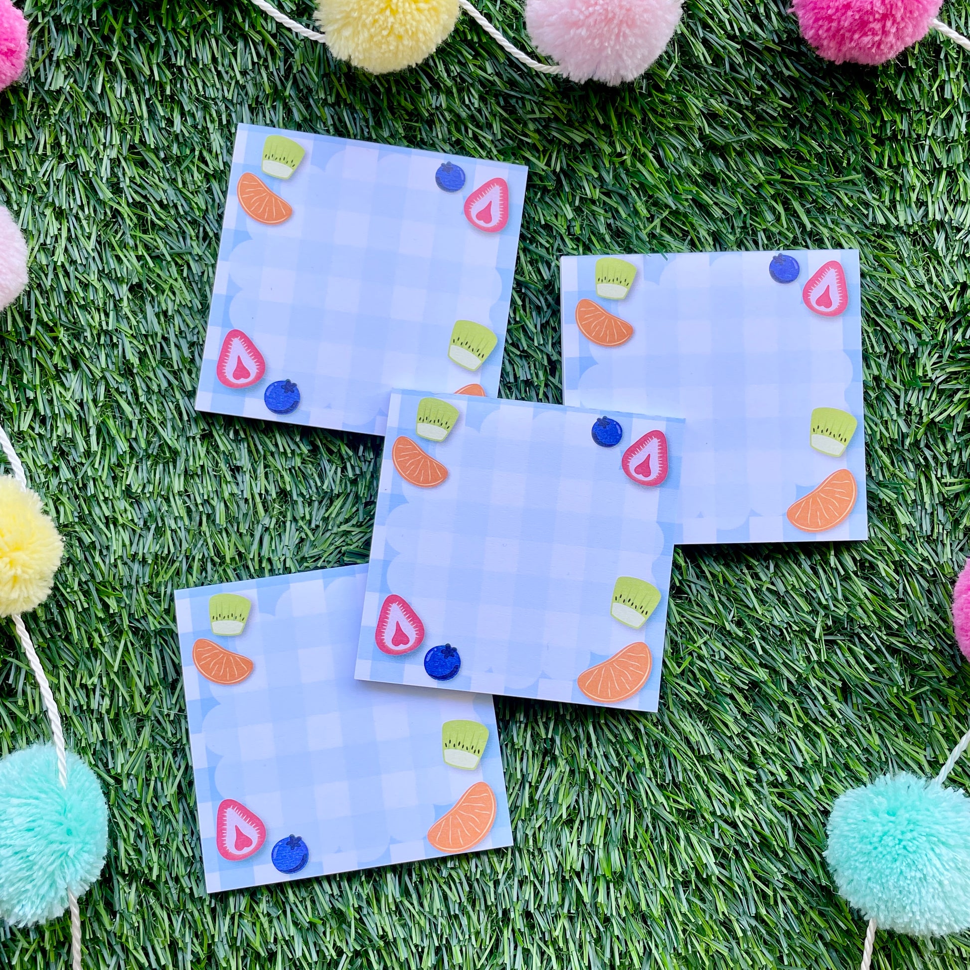 Fruit Salad Square Memo Pad image 0