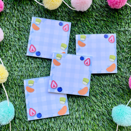 Fruit Salad Square Memo Pad image 0