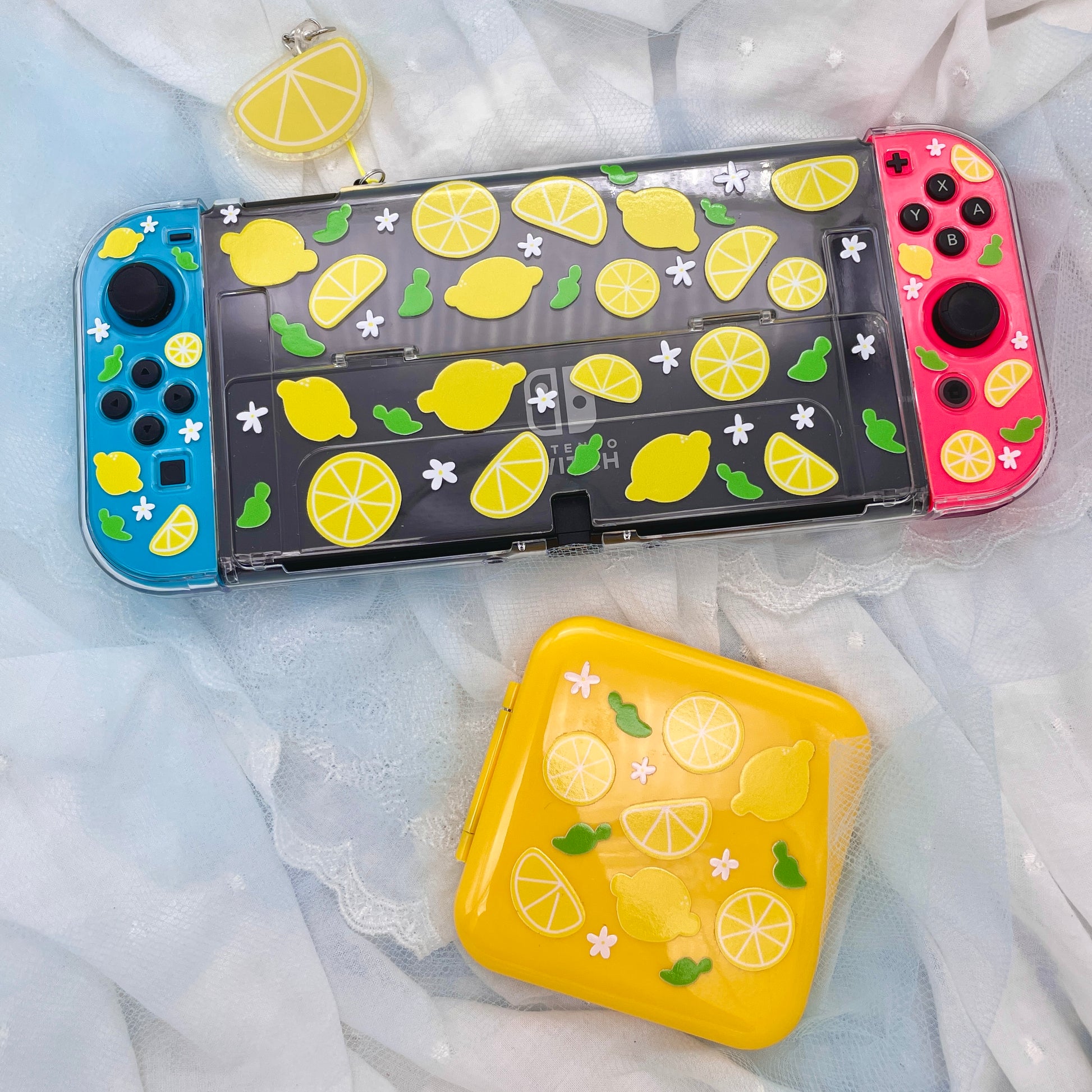 Lemon Clear Nintendo Switch OLED Case image 0
