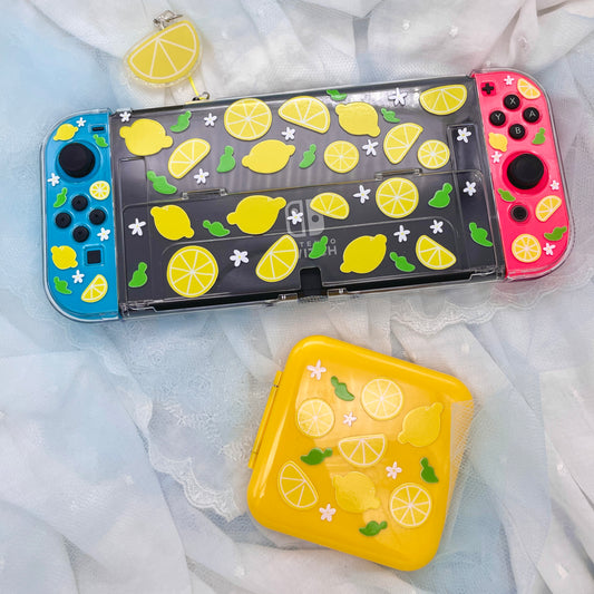 Lemon Clear Nintendo Switch OLED Case image 0
