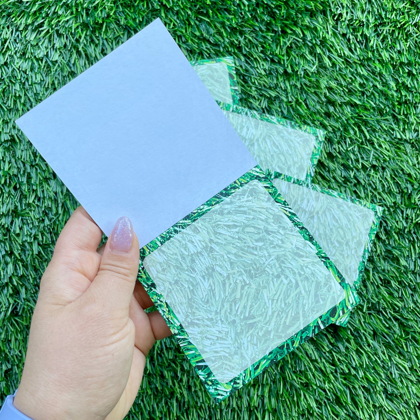 Grass Square Memo Pad image 1
