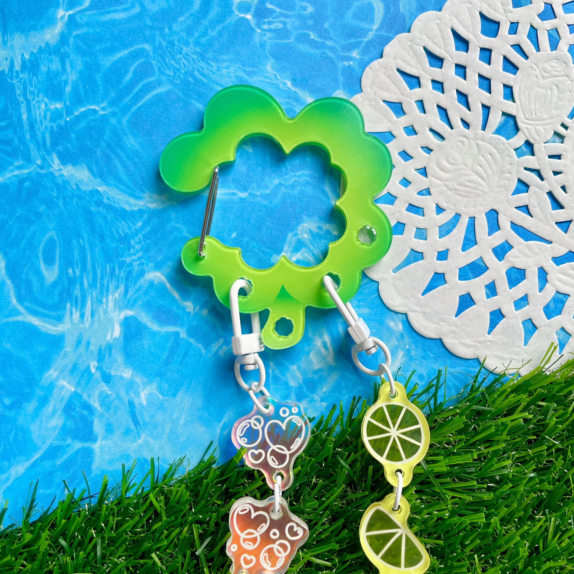 Lucky Clover Acrylic Carabiner image 6