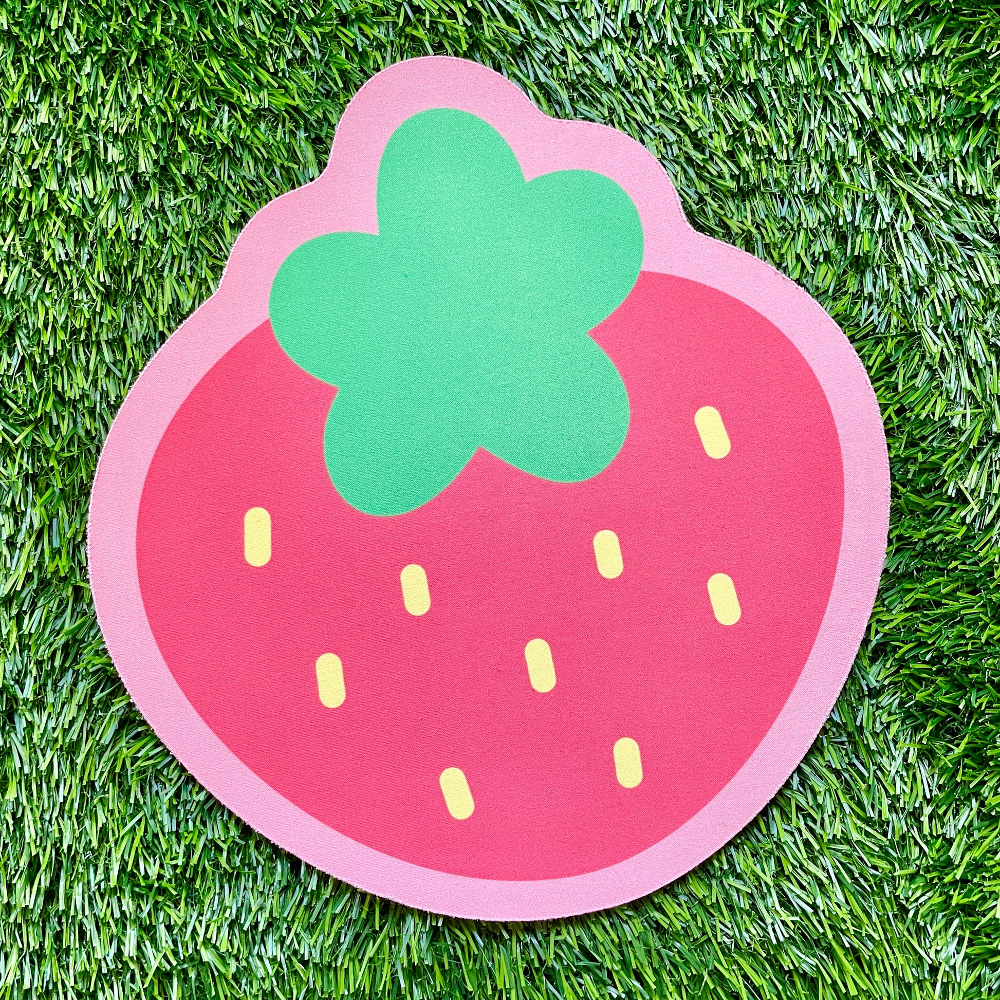 Red Strawberry Mouse Pad image 0