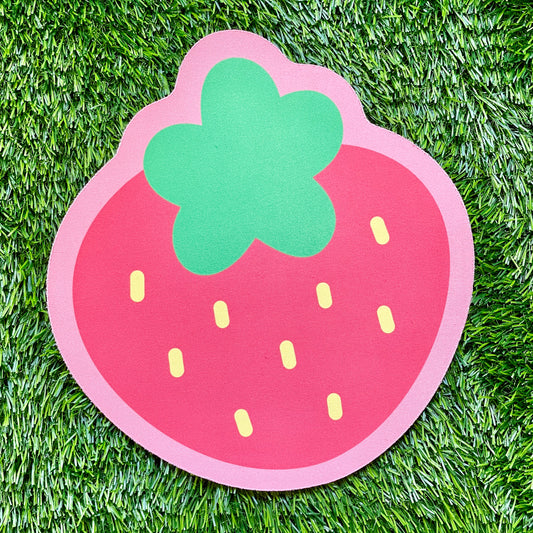 Red Strawberry Mouse Pad image 0