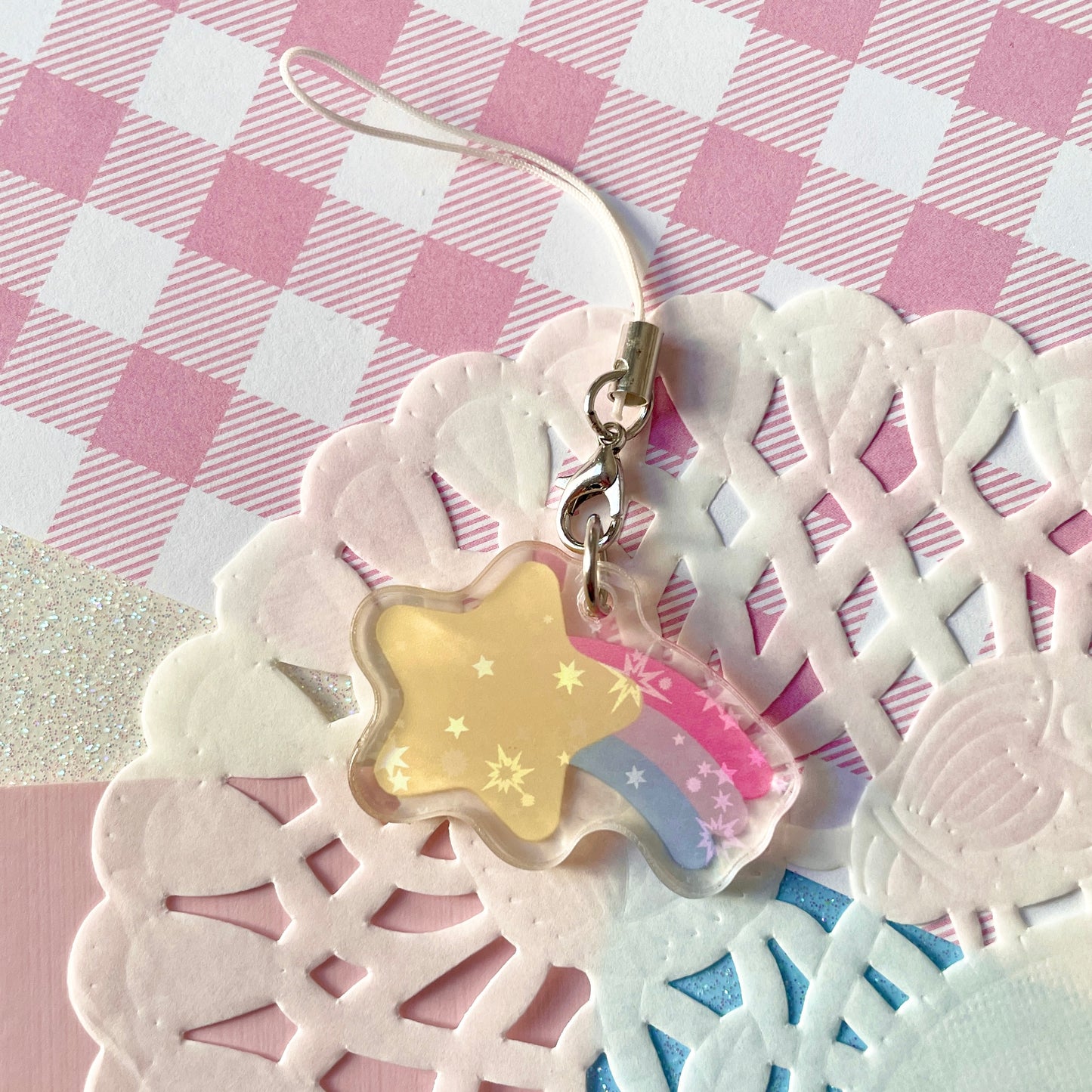 Shooting Star Phone Charm image 0