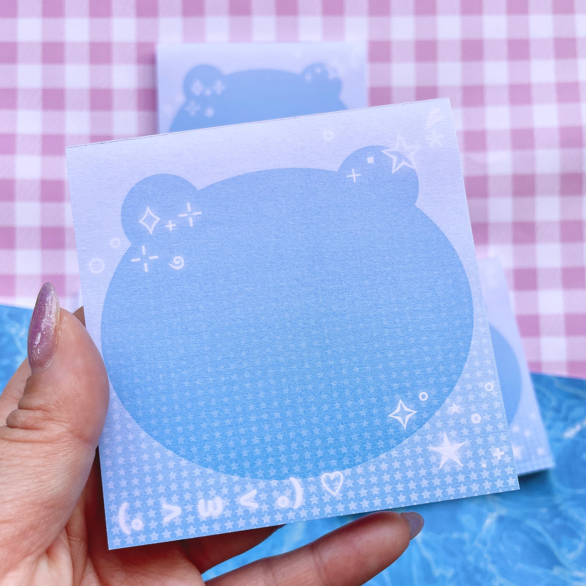 Cyber Bear Square Memo Pad image 0