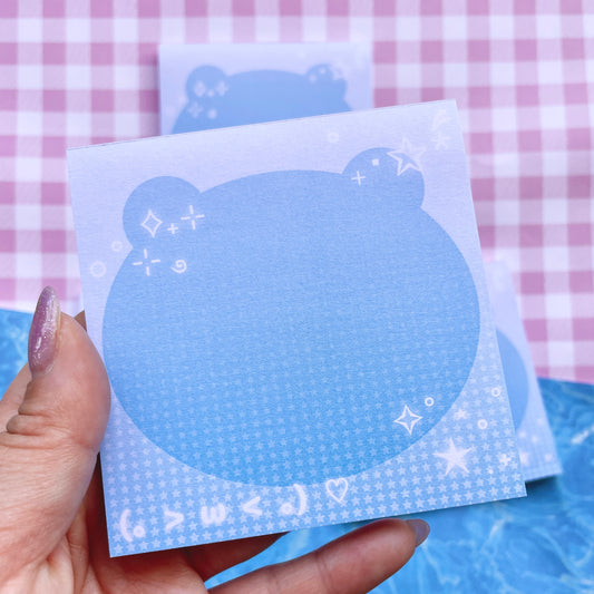 Cyber Bear Square Memo Pad image 0
