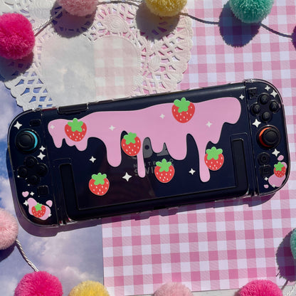 Strawberry Milk Clear Nintendo Switch 2 Case image 0