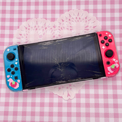 Strawberry Milk Switch OLED Case image 4