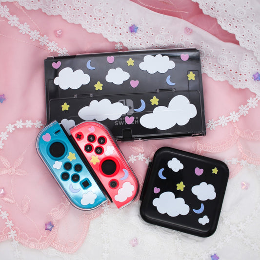 Dreamy Cloud Clear Nintendo Switch OLED Case image 0