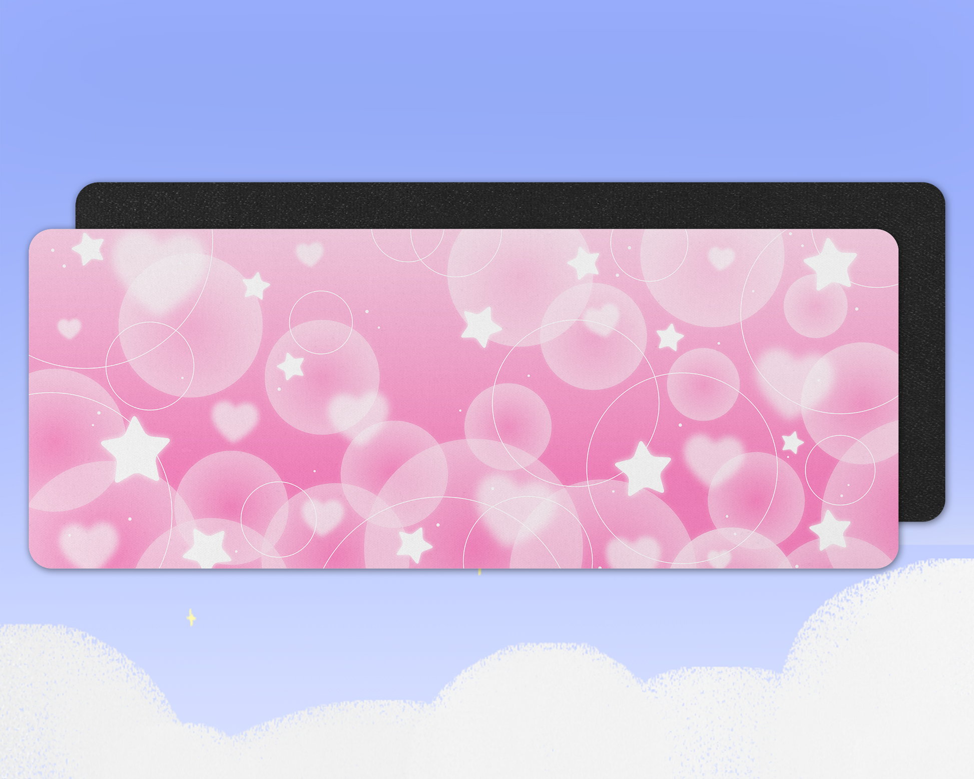 Pink Bubble Desk Mat image 1