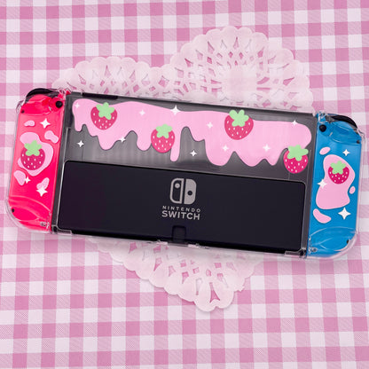 Strawberry Milk Switch OLED Case image 1