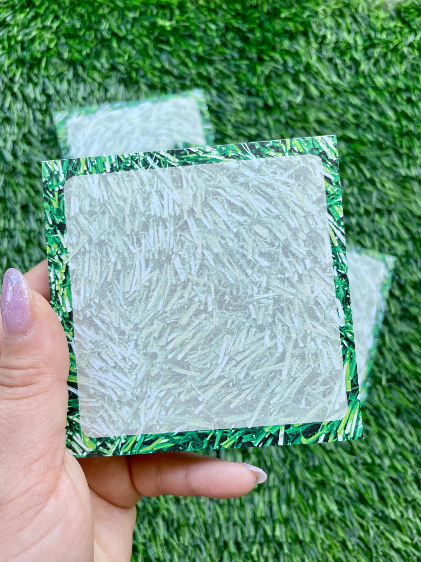 Grass Square Memo Pad image 0