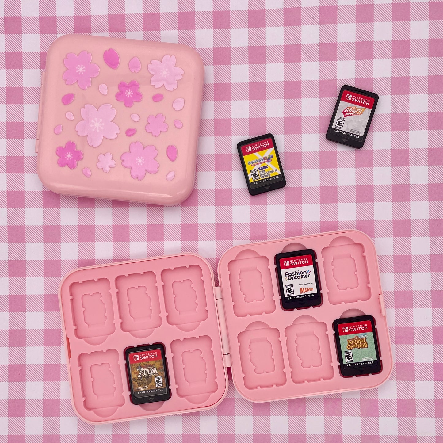 Pink Sakura Switch Game Case image 0