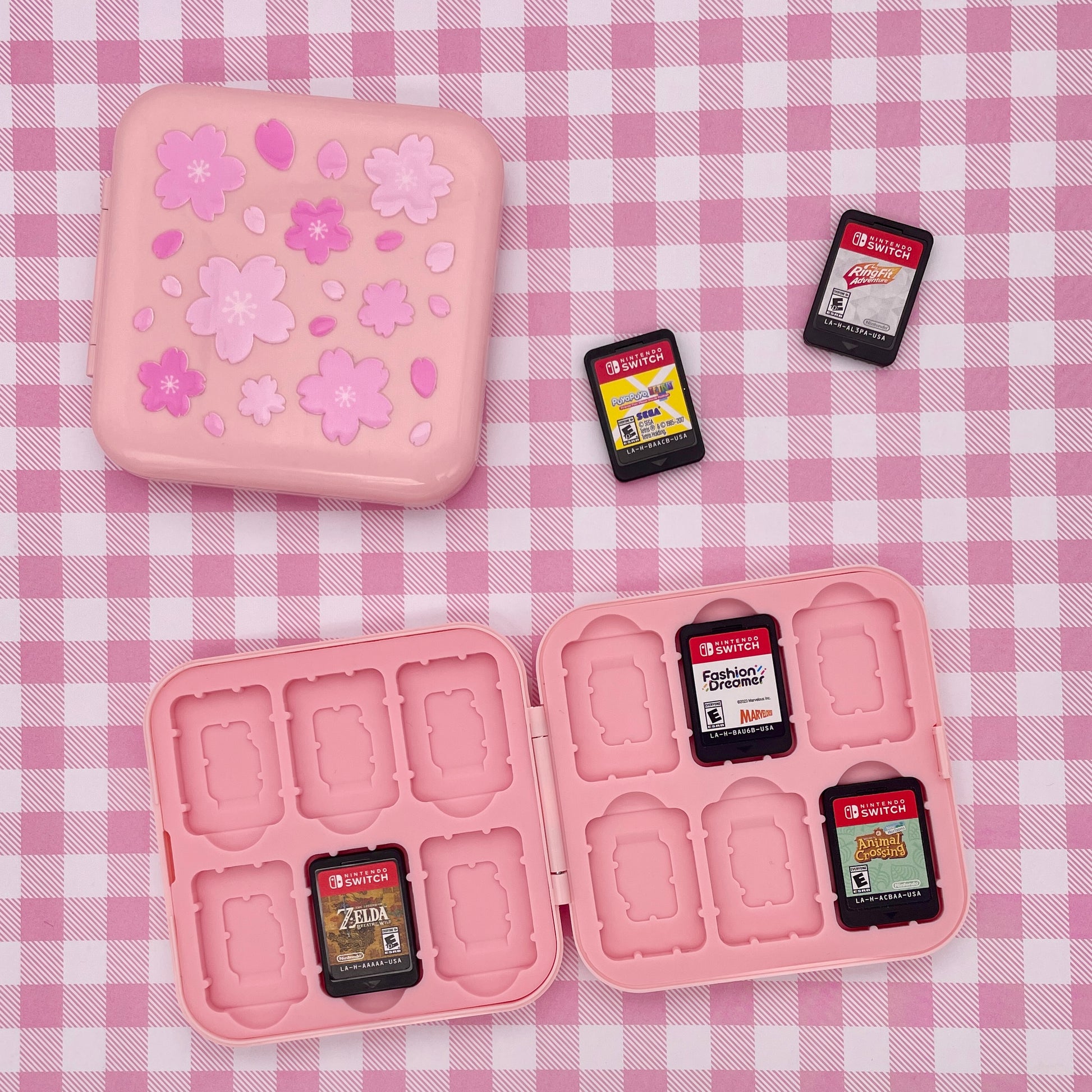 Pink Sakura Switch Game Case image 0