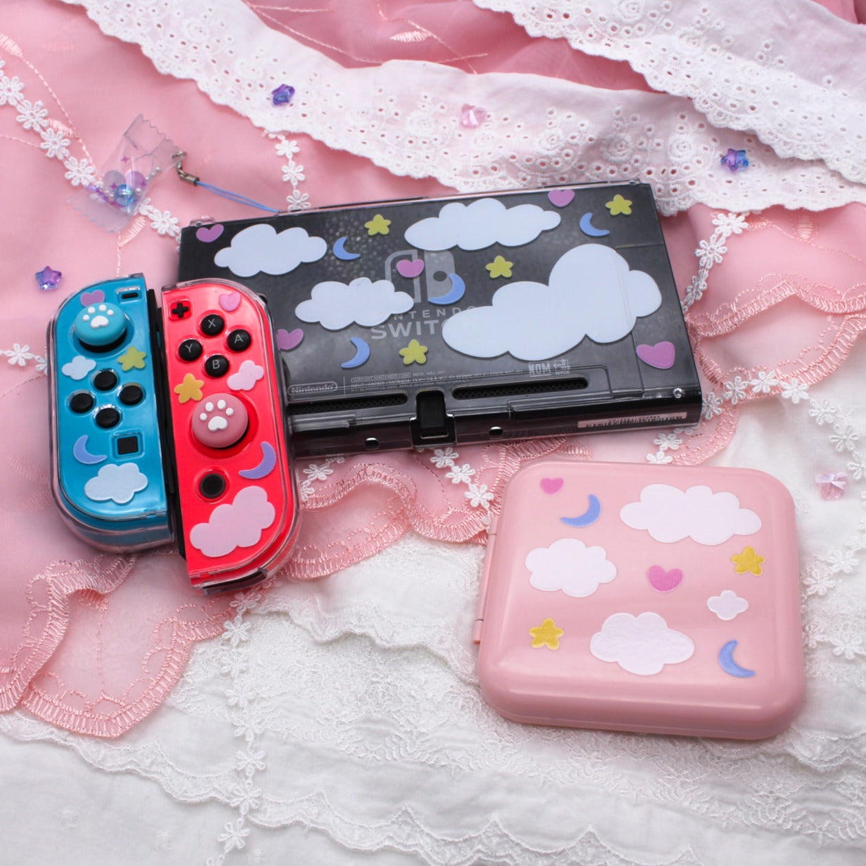 Dreamy Cloud Clear Nintendo Switch Case image 2