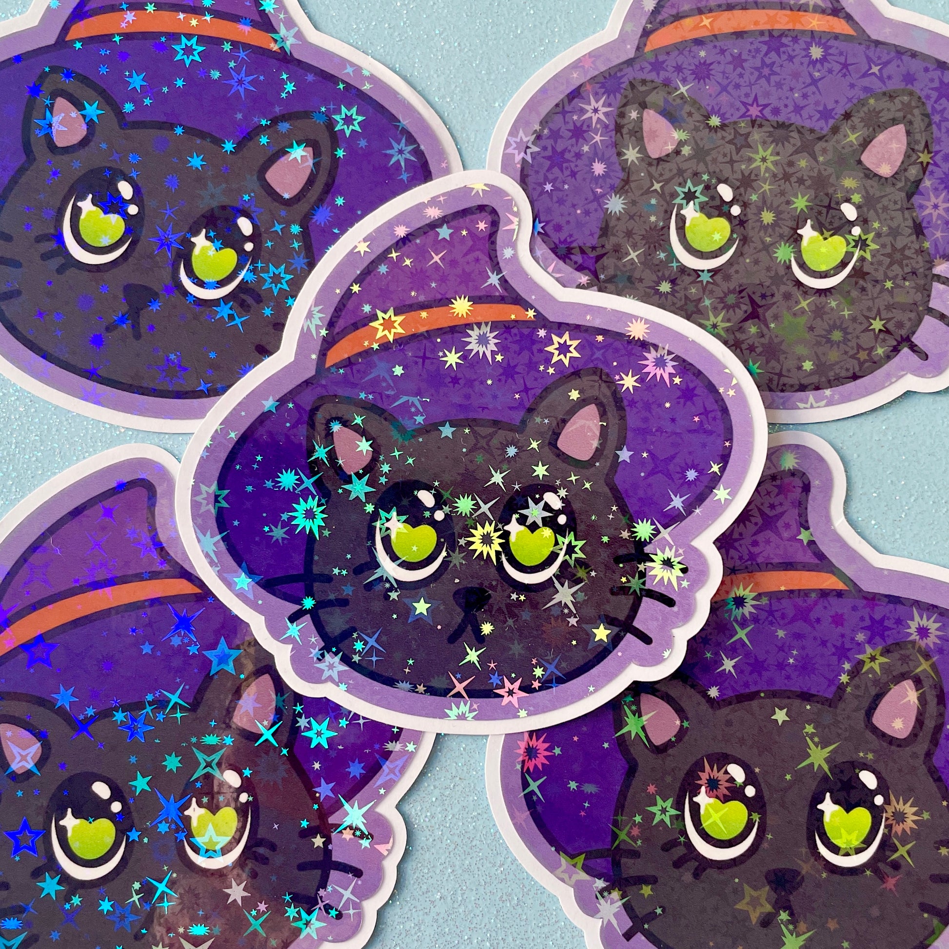 Witch Cat Sticker image 2
