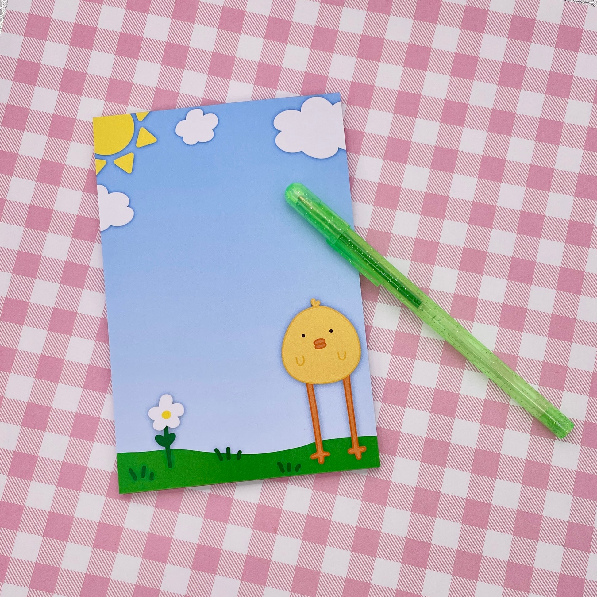 Tall Duck Has a Day Memo Pad image 0