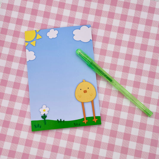 Tall Duck Has a Day Memo Pad image 0