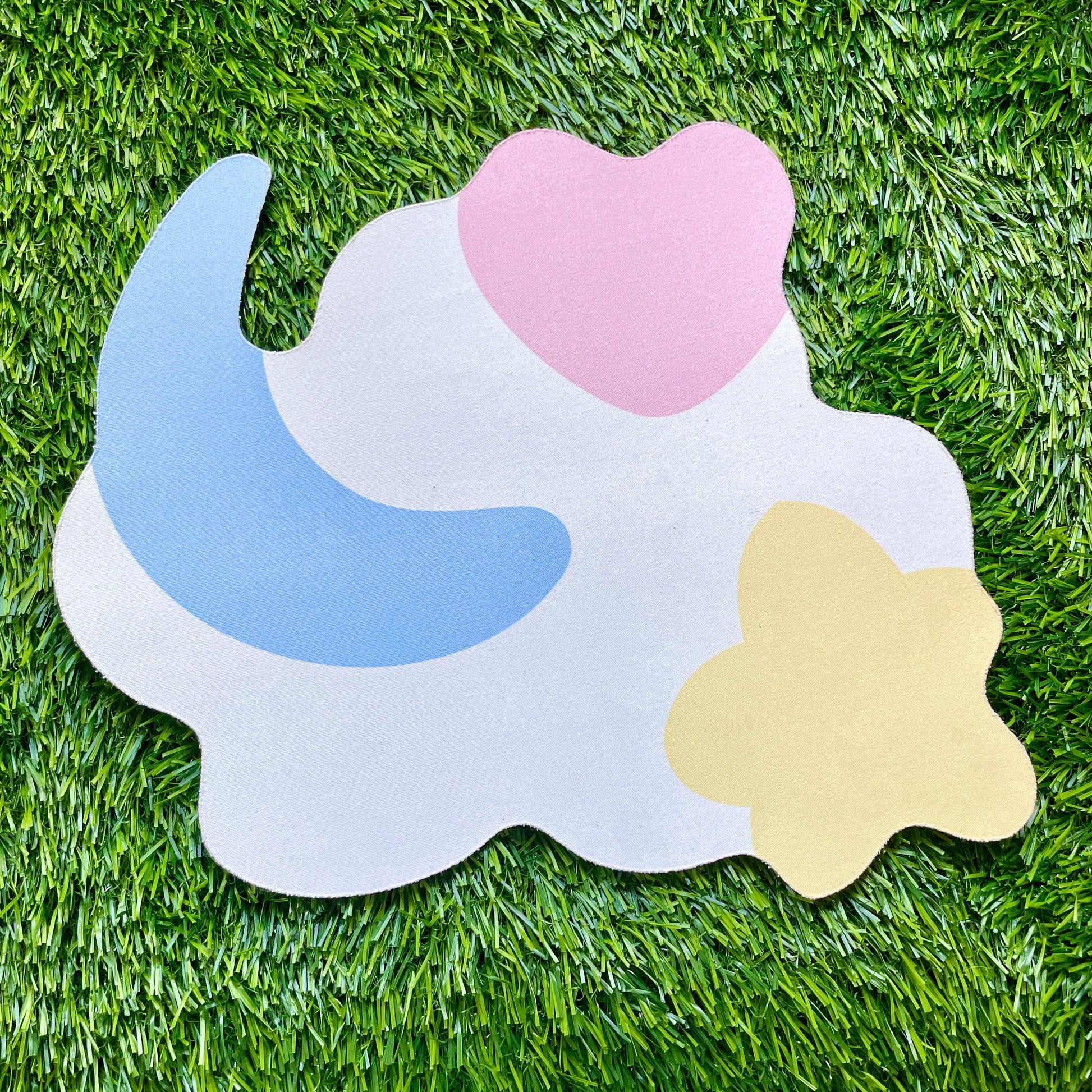 Cloud Star Moon Heart Mouse Pad image 0