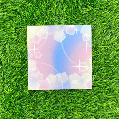 Pastel Shoujo Sparkle Memo Pad image 2