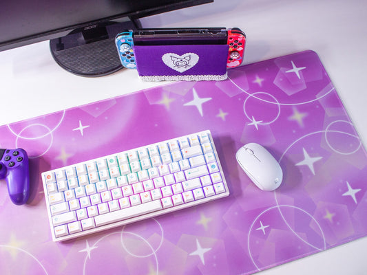 Purple Sparkle Desk Mat image 0