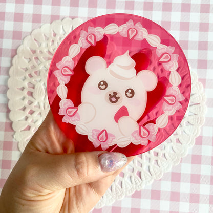 Strawbearies & Cream Coaster image 0