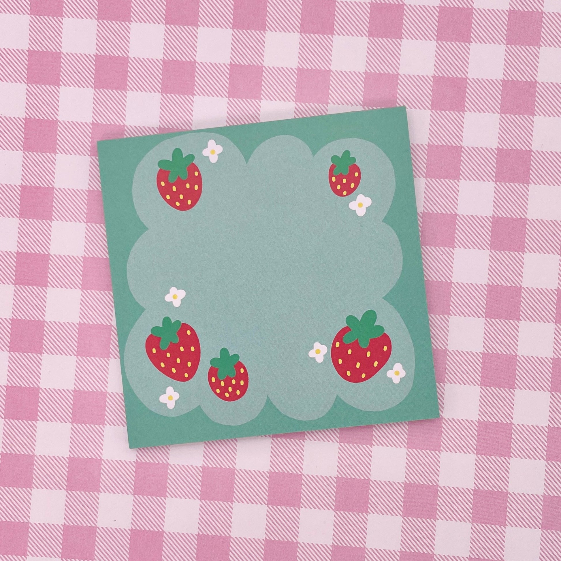 Strawberry Field Memo Pad image 1