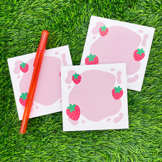 Strawberry Milk Memo Pad image 0