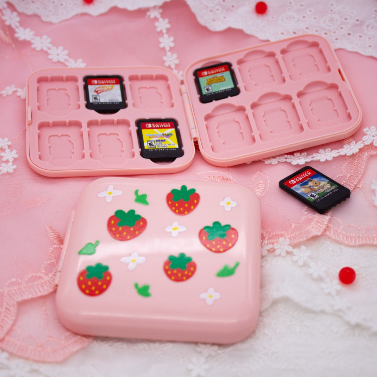 Strawberry Switch Game Cartridge Case image 1