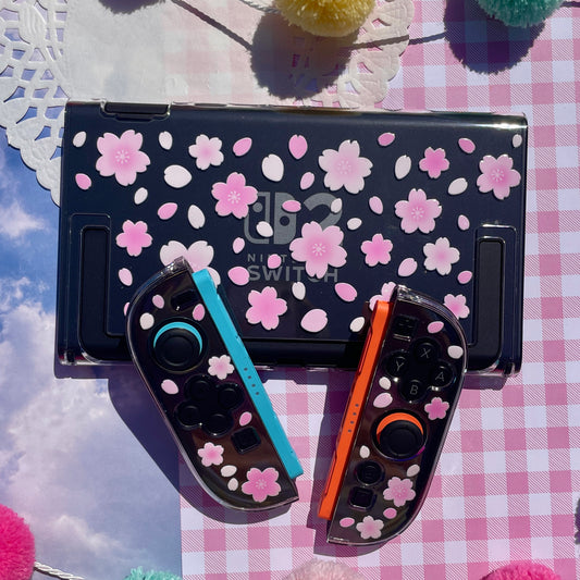 Sakura Clear Nintendo Switch 2 Case image 0