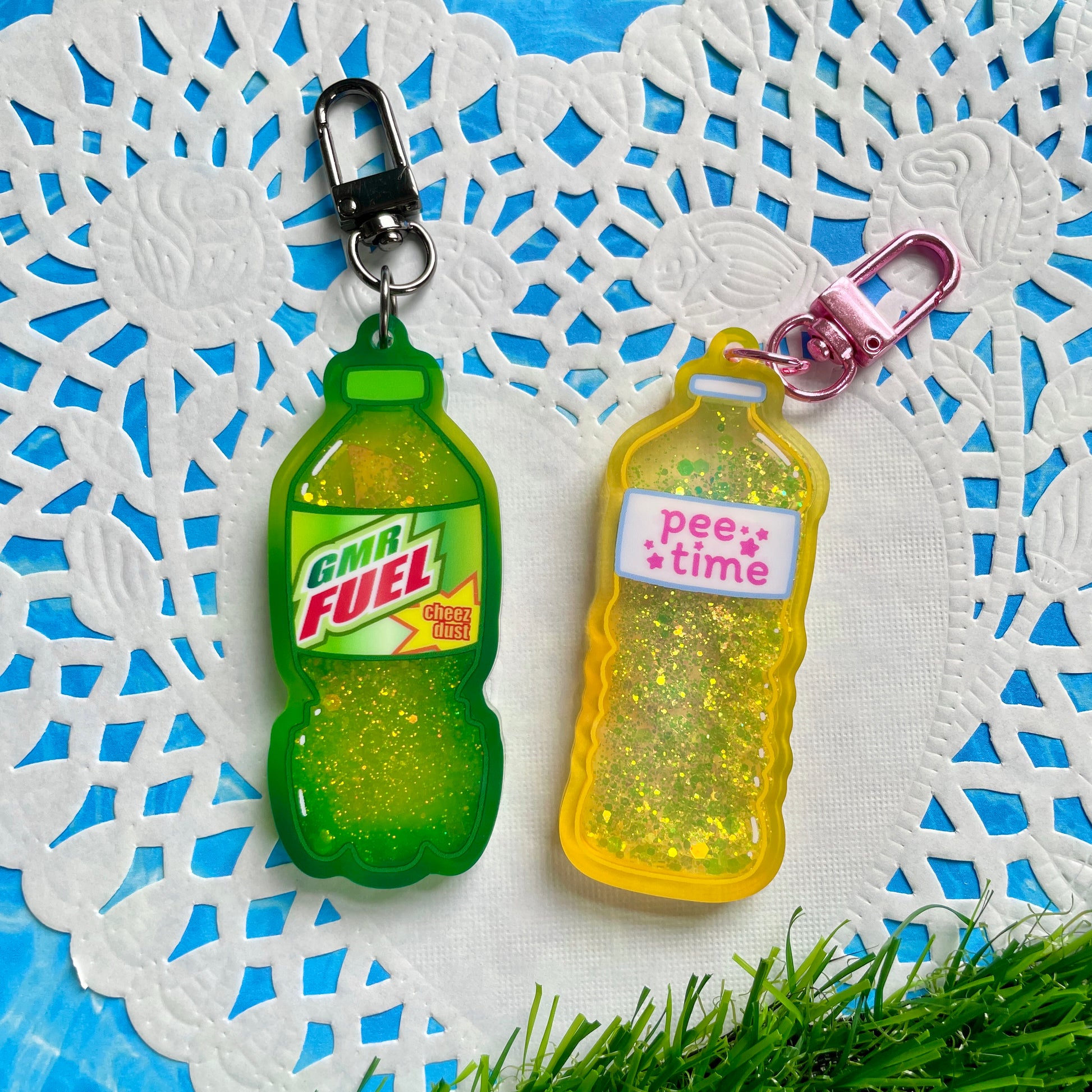 GMR FUEL Liquid Glitter Keychain image 1