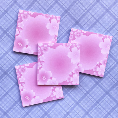 Sakura Square Memo Pad image 0