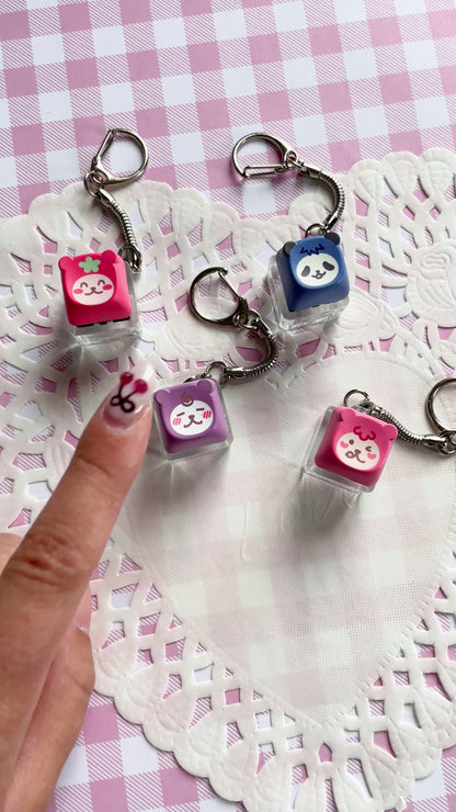 Bearries Gacha! Keycap Fidget Keychain