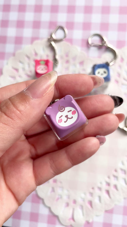 Bearries Gacha! Keycap Fidget Keychain